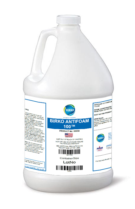 Gallon jug of Birko Antifoam 100